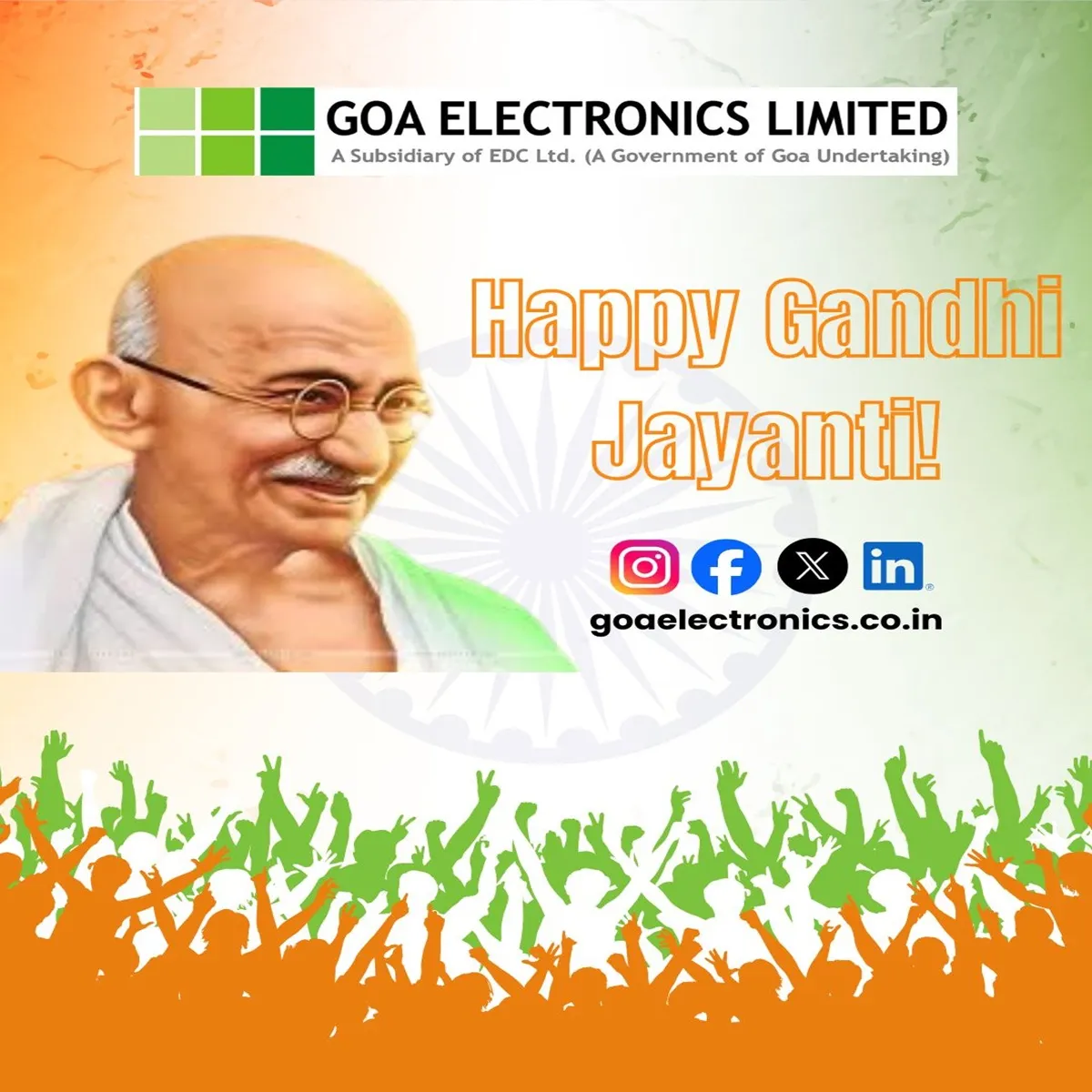 Greetings on the occasion of Gandhi Jayanti from the GEL Family
