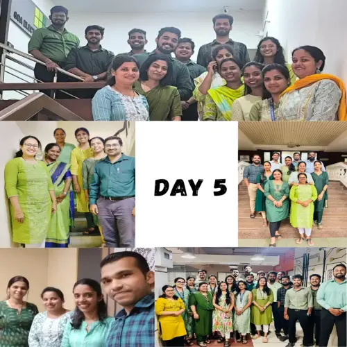 Celebrations of Navratri Day 5 at GEL