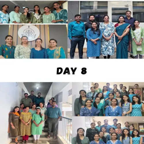Celebrations of Navratri Day 8 at GEL