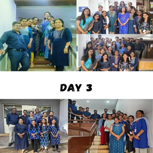 Celebrations of Navratri Day 3 at GEL