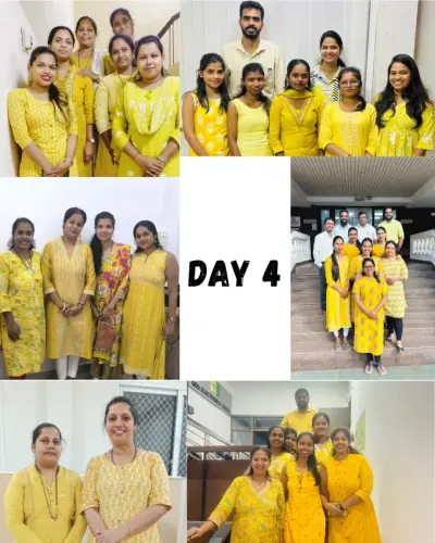 Celebrations of Navratri Day 4 at GEL