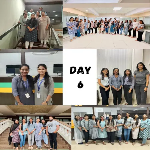 Celebrations of Navratri Day 6 at GEL
